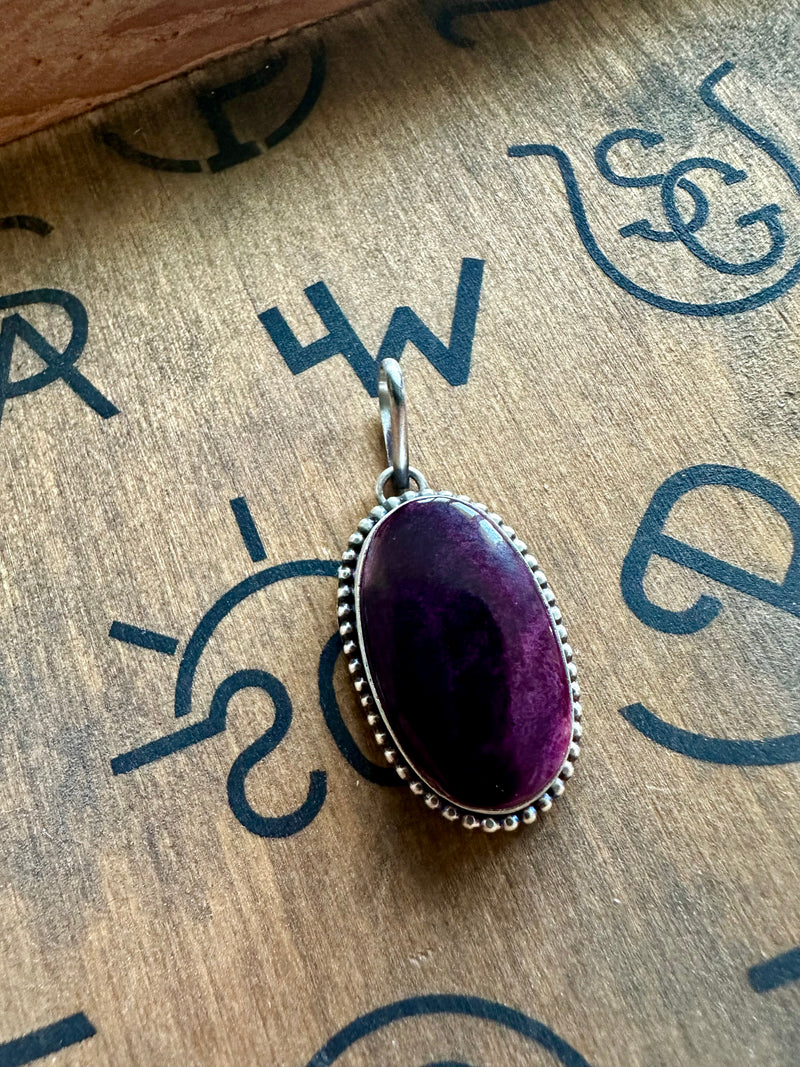 Purple Spiny Pendant