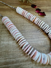 26” Pink Conch Necklace