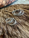Skinny Ball Hoop Earrings
