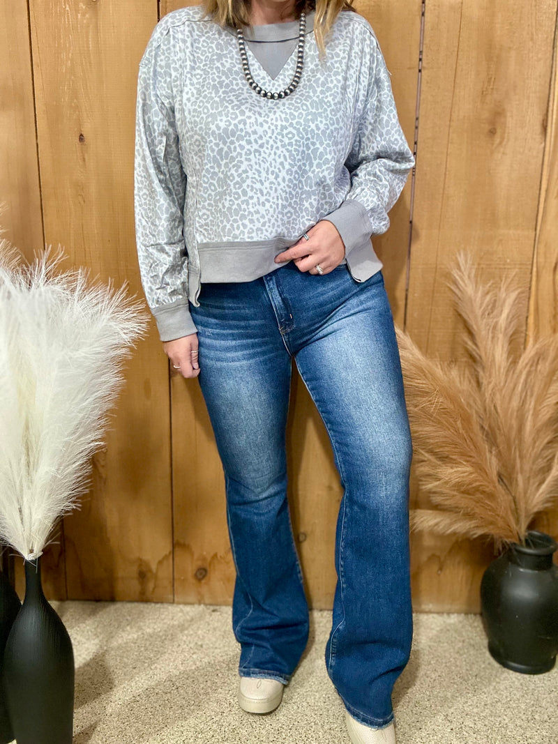 Risen High Rise Bootcut Jeans