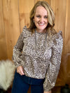 Cheetah Girl Top - Taupe