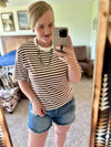 Chocolate Striped Top