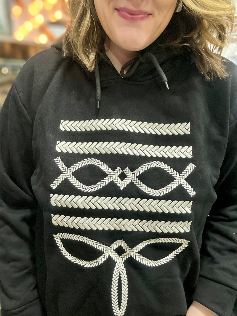 Boot Stitch Hoodie - Black