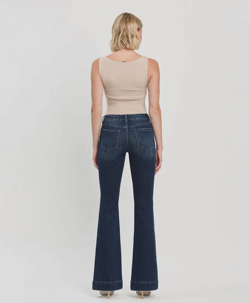 Vervet Mid Rise Flare Jeans