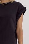 Braided Detail Top - Black