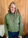 Olive Basic Sweater
