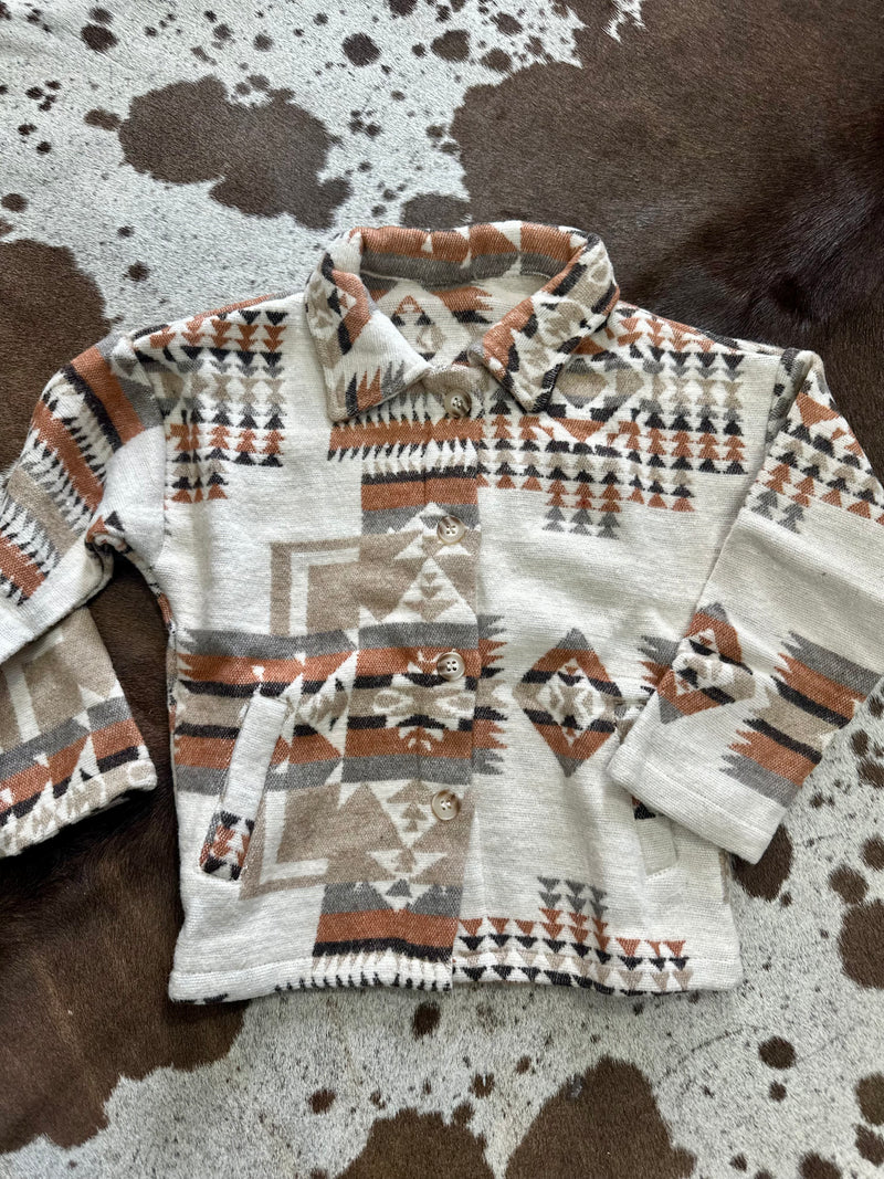 Girls Aztec Jacket