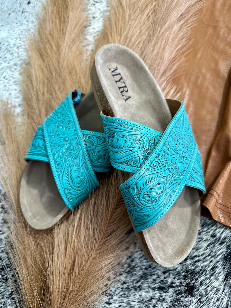 Taylor Creek Turquoise Sandals