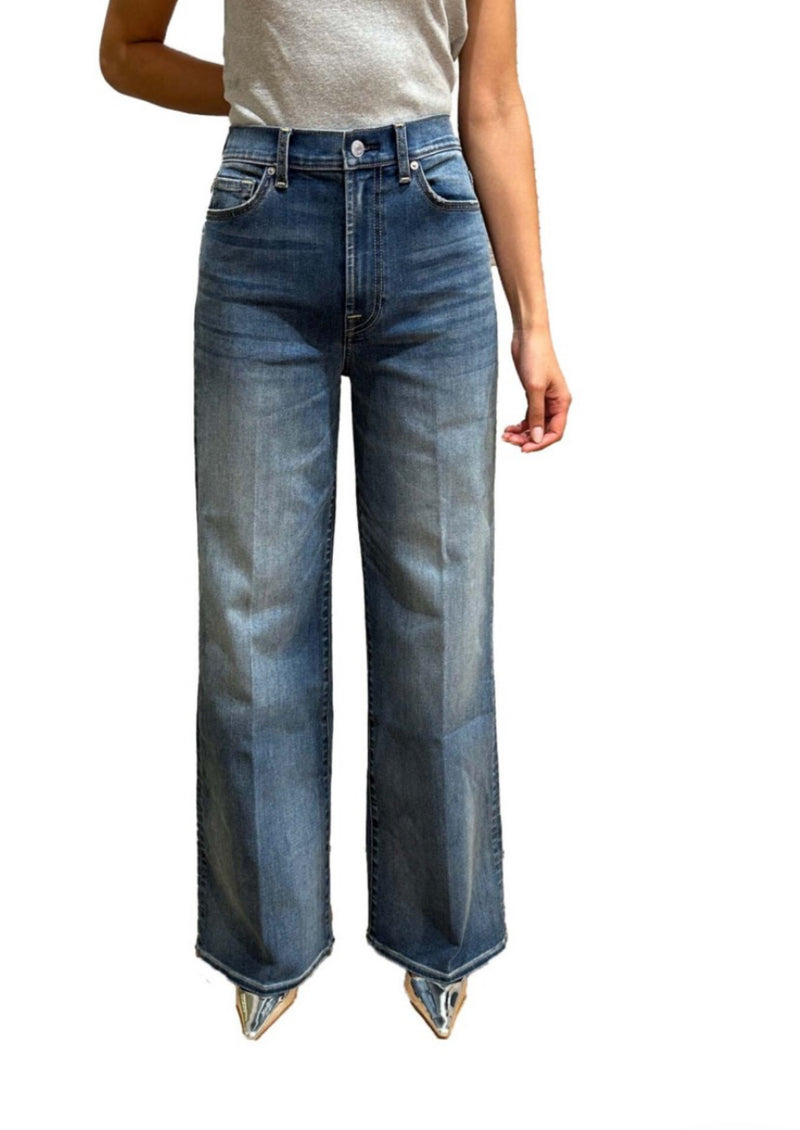 7FAM High Rise Wide Leg Jo’s - Medium Wash