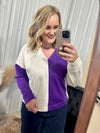 Purple Block Top