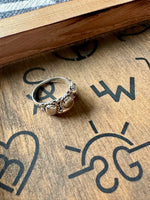 Silver Triple Oval Ring