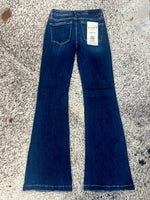 Risen Low Rise Flare Jeans