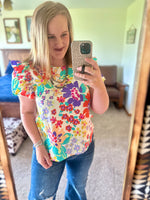 Multi Floral Top