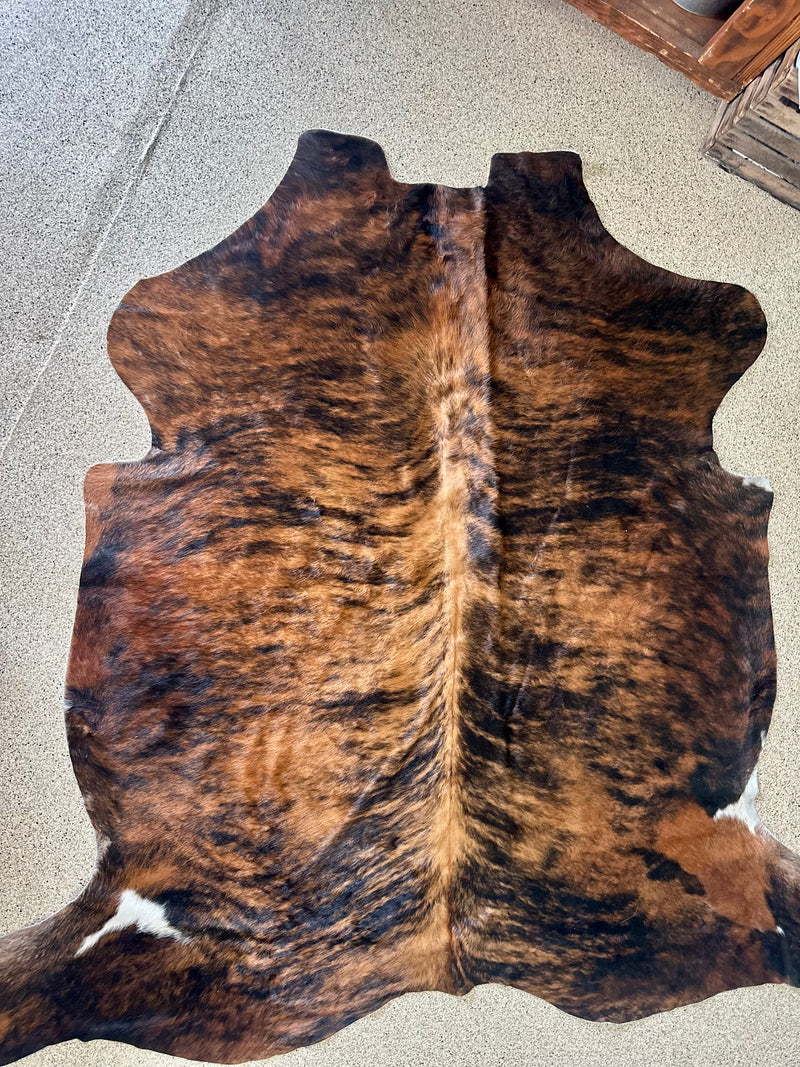 6 x 7 Brindle Cowhide Rug