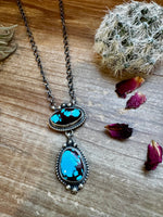 Egyptian turquoise necklace lariat