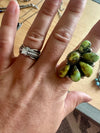 Palomino Cluster Stone Adjustable Ring