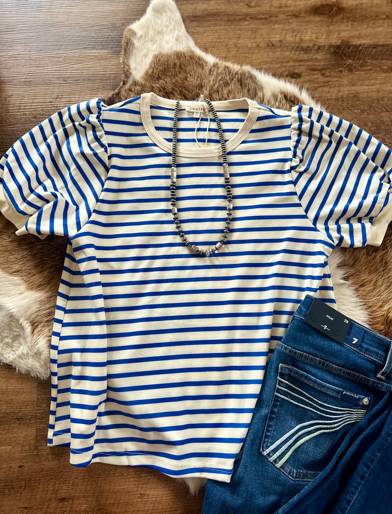 Royal Striped Top
