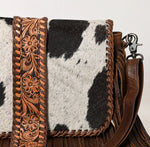 Cowhide Fringe Crossbody