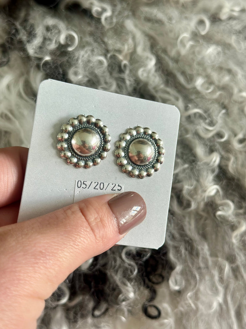 Sterling Ball Earrings