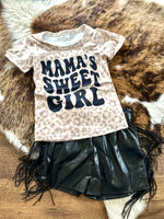 Mama’s Sweet Girl Tee/Shorts Set