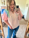 Stripe Color Block Top