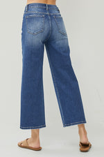Risen Wide Crop Jeans