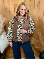 Brown Quilted Vest