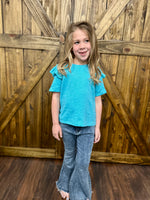 Girls Light Flare Jeans