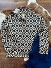 Black/Tan Aztec Pullover Sweatshirt