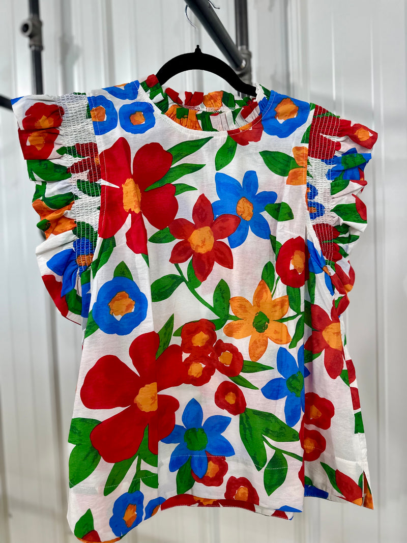 Bold Floral Top