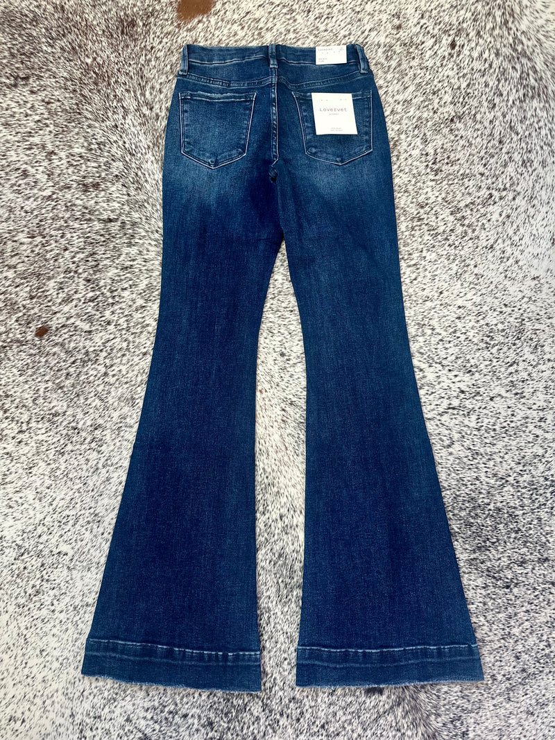 Vervet Mid Rise Flare Jeans