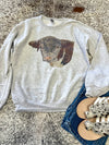 Curly Hereford Crewneck Sweatshirt
