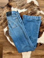 7FAM Dojo Pine - Light-wash with White Stitch