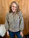 Leopard Textured Top