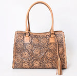 Western Tooled Leather Handbag