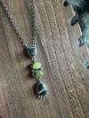 BlackJack Drop Stone Necklace