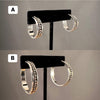 Skinny Ball Hoop Earrings