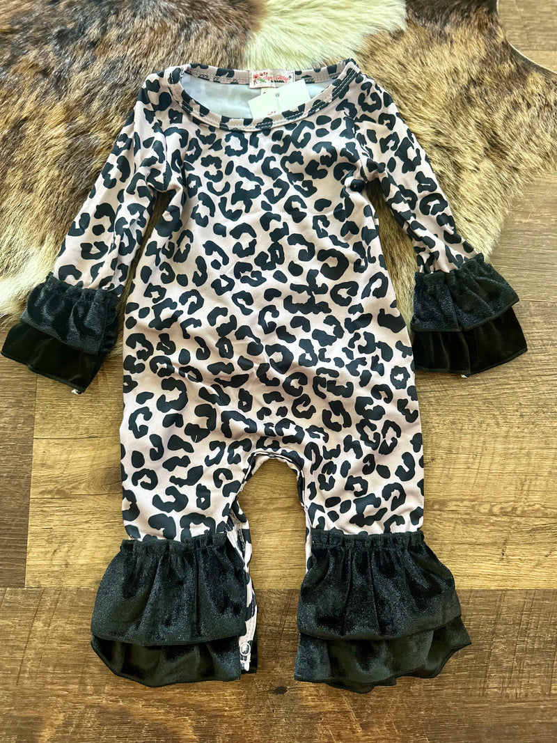 Leopard Ruffle Jumper