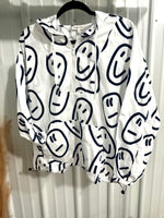 Ivory Smiley Windbreaker