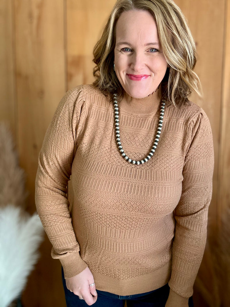 Lightweight Mock Neck Sweater