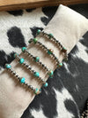 Pearl / Turquoise Stretch Bracelets