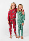 Christmas Red Tractors Bamboo PJ’s