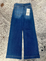 Risen Wide Leg Jeans with Removable Belt