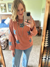 Rusty Denim Star Top