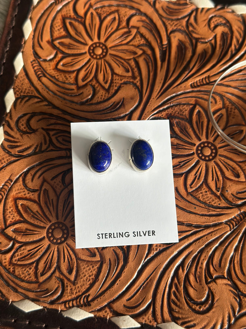 Blue Lapis Earrings
