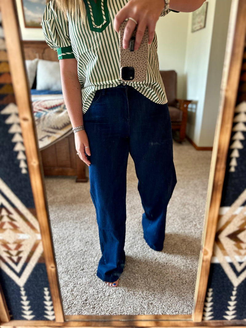 Flying Monkey || Dark Trouser Jeans