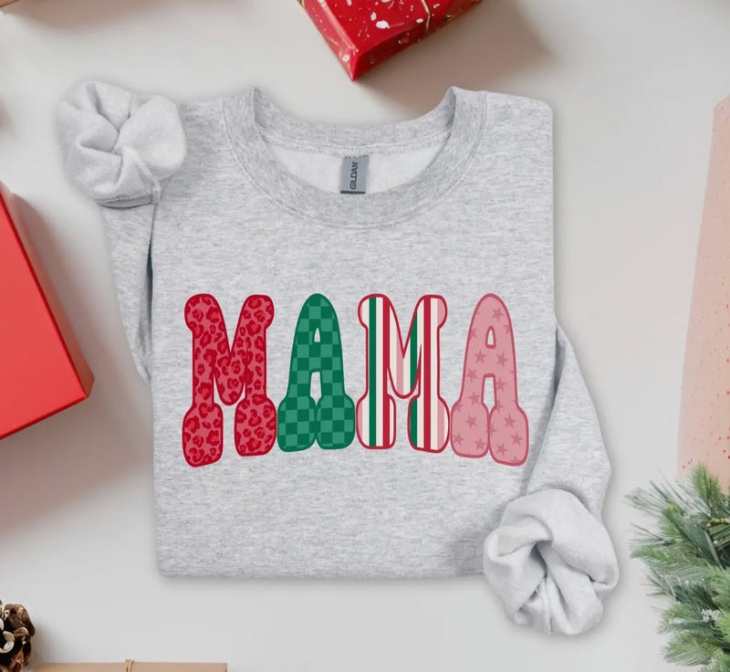 MAMA Festive Crewneck Sweatshirt