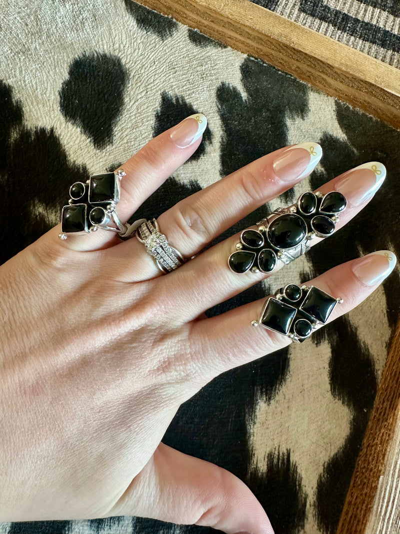 Black Onyx Rings