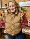 Toffee Puffer Vest