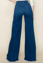 Medium Wash O2 Wide Leg Jeans